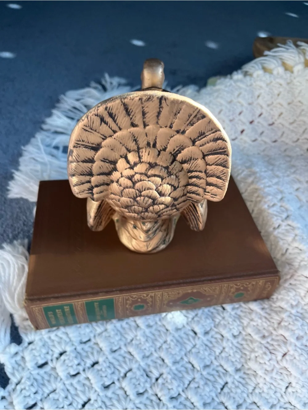 Gold Decorative Ceramic Turkey napkin holder - Home Accents